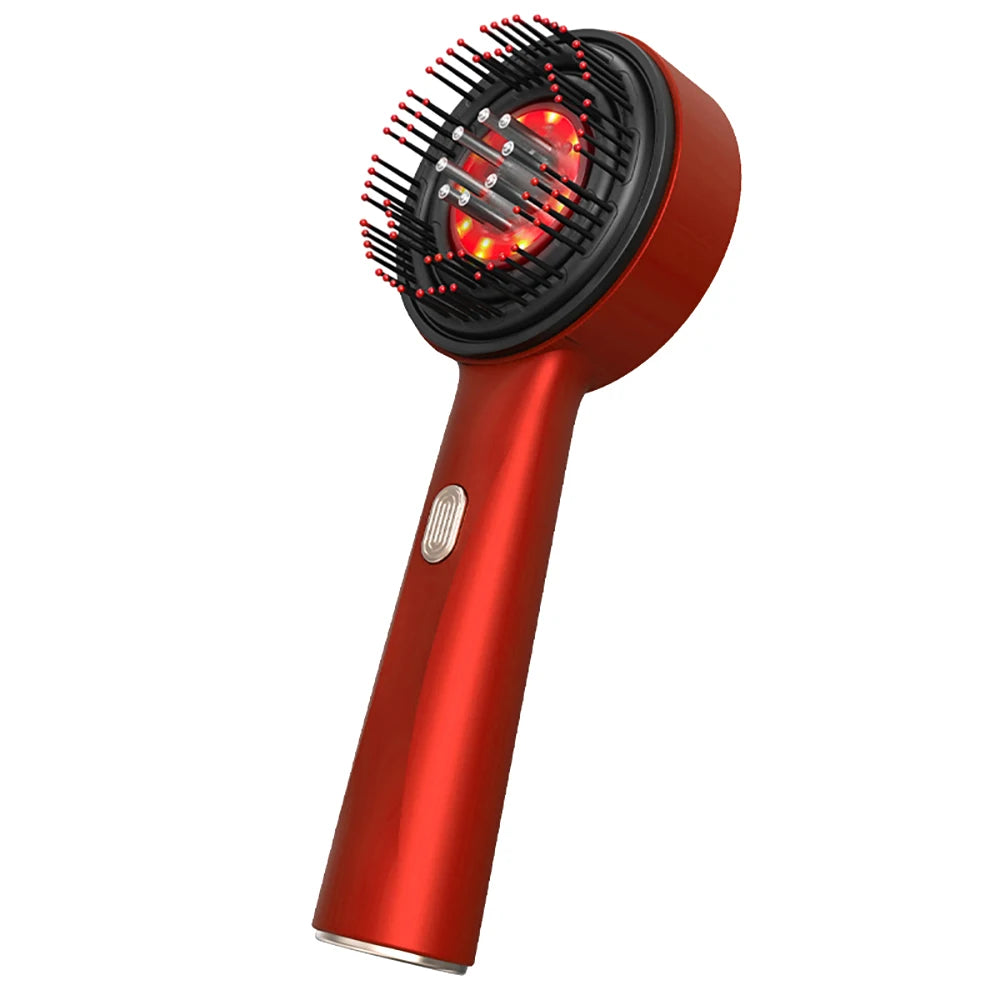 Electric Scalp Massage Comb LED Therapy Hair Growth Serum Applicator for Men and Women Home - 27
