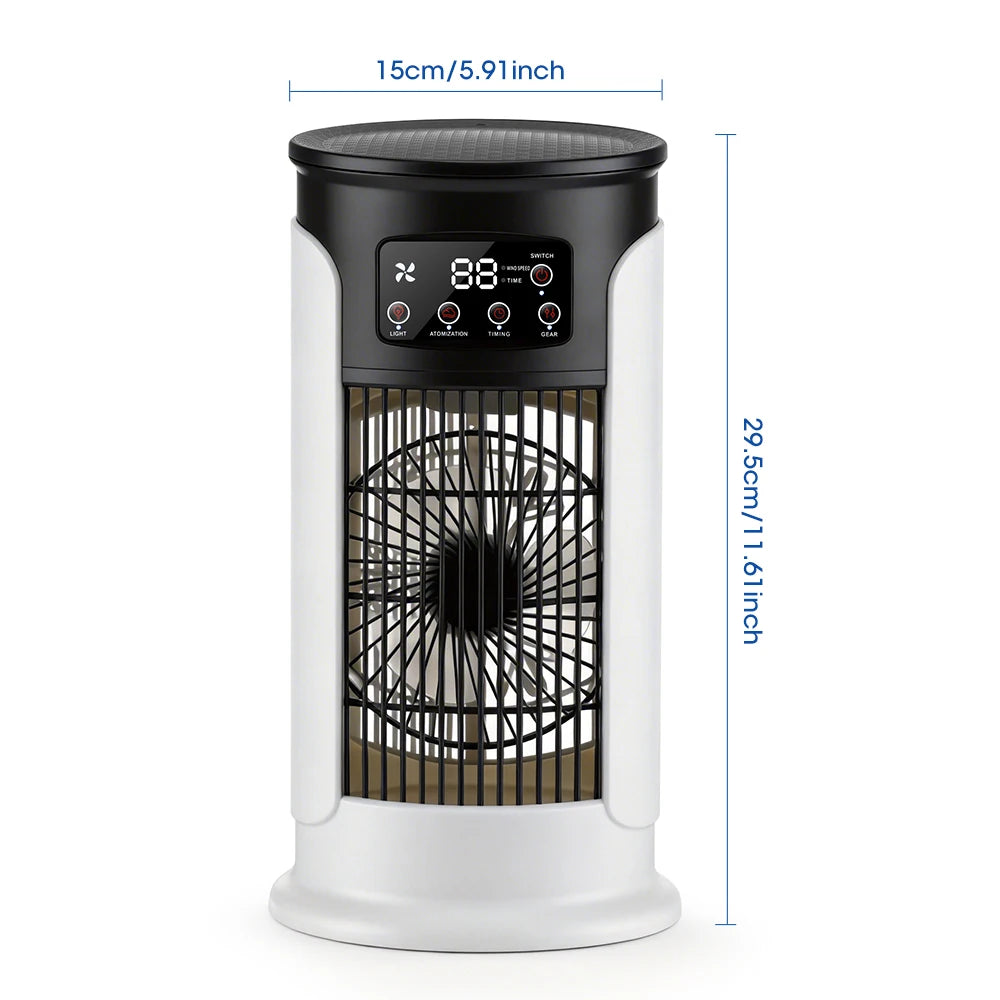 Portable Air Cooling Fan Six Speeds Humidifier for Desk and Home Office Use - 10