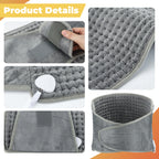 Electric Heating Waist Belt Adjustable Thermal Pad for Back Pain Relief at Home Office