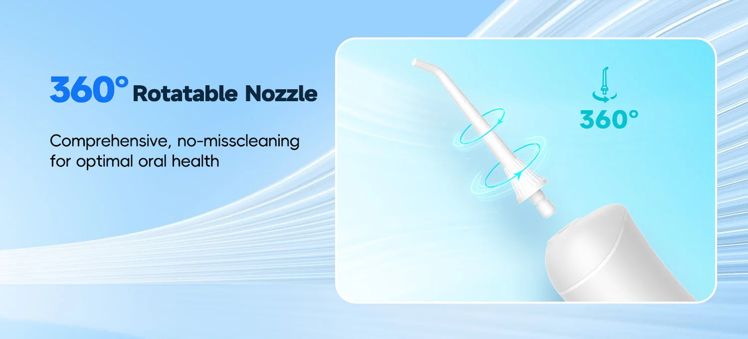 Portable Water Flosser Nasal Rinse Combo Oral Care Sinus Cleaning Kit for Home and Travel Use - 10