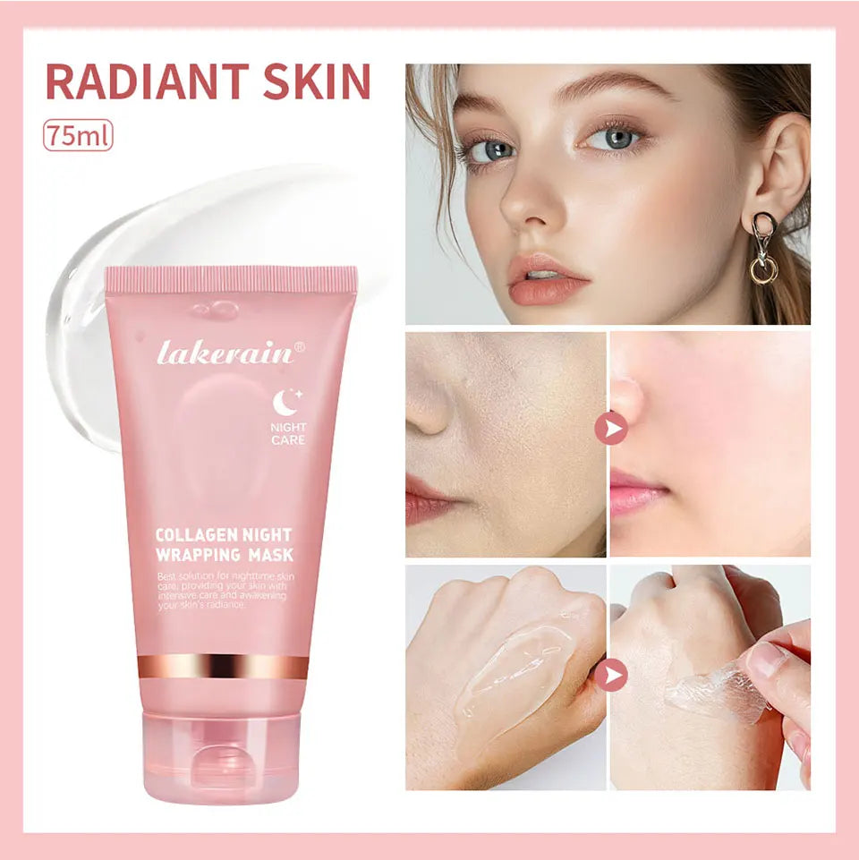 Collagen Skincare Set Firming Moisturizing Treatment for Daily Facial Care and Night Routine
