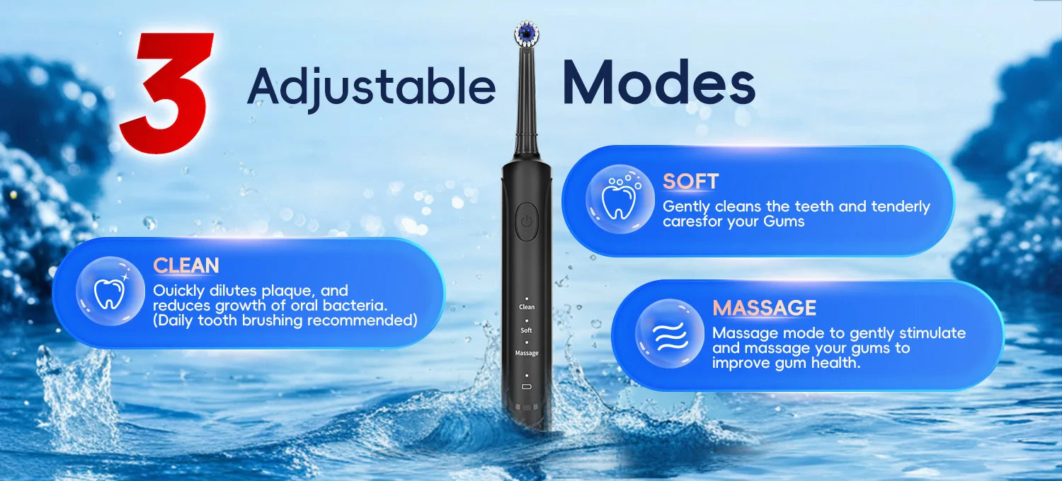 Water Flosser and Electric Toothbrush Kit Deep Cleaning for Home and Travel - 16