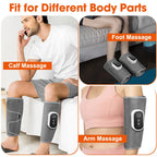 Wireless Calf Massager Air Compression Therapy for Tired Legs at Home or Office