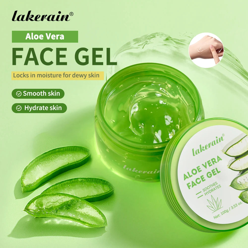 Aloe Vera Gel Moisturizing Soothing Face Cream for Women and Men Daily Skin Hydration