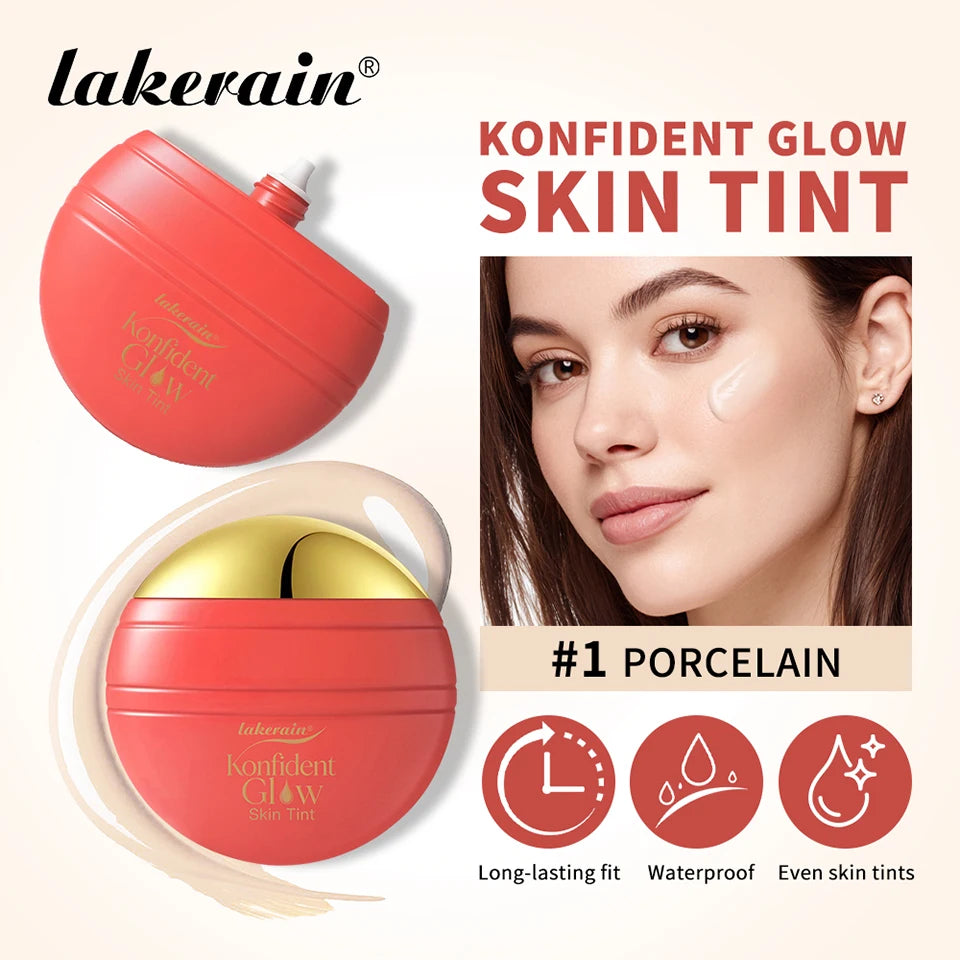 Konfident Glow Skin Tint Buildable Coverage Foundation for Radiant Daily Makeup Looks