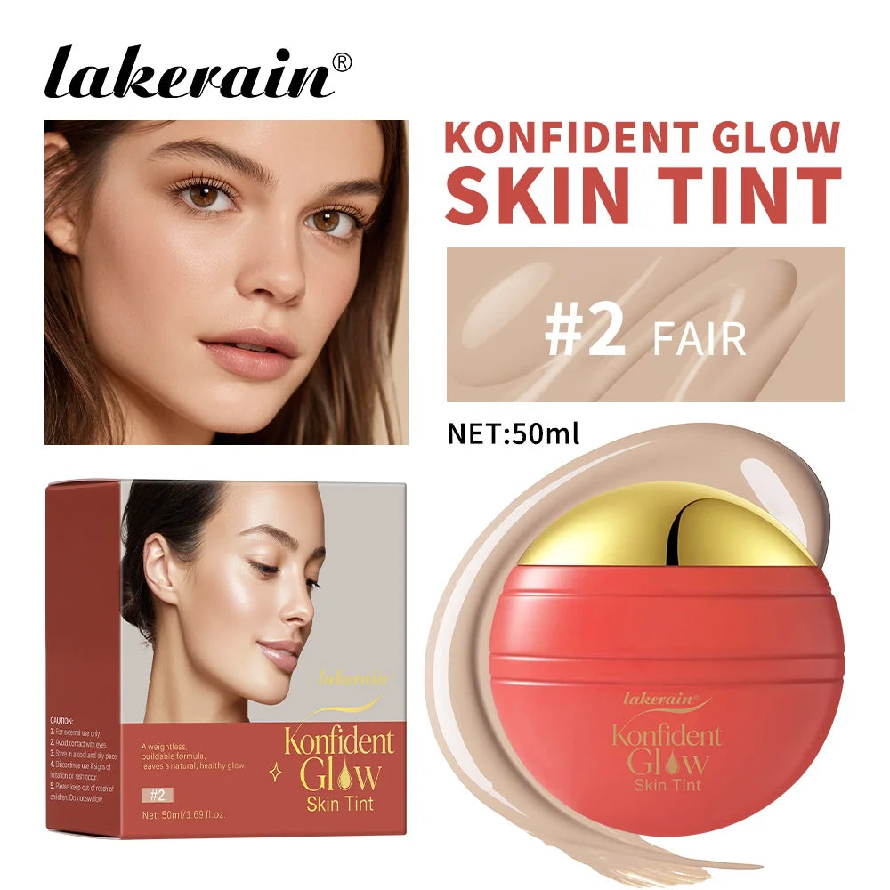 Konfident Glow Skin Tint Buildable Coverage Foundation for Radiant Daily Makeup Looks - 22