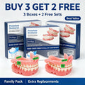 Silicone Teeth Covers Lifelike Cosmetic Fake Teeth for Daily Smile Confidence and Dental Storage