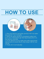 Fake Teeth Dentures Instant Smile Veneers for Men and Women for Natural Looking Oral Comfort