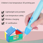 Intelligent 3D Printing Pen Low Temperature Drawing Toys for Children Christmas Birthdays