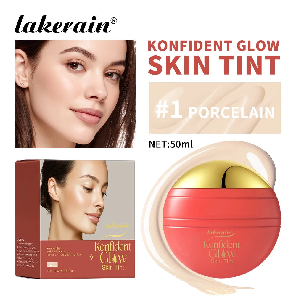 Konfident Glow Skin Tint Buildable Coverage Foundation for Radiant Daily Makeup Looks - 23