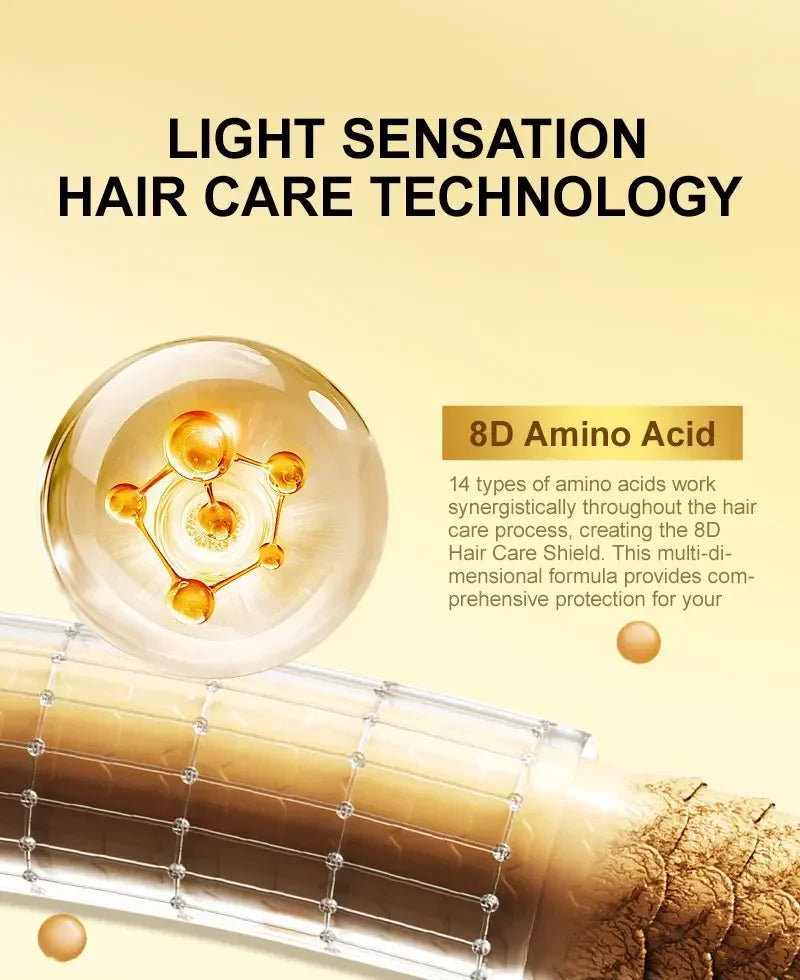 Amino Acid Hair Oil Nourishing Treatment for Smooth Shiny Hair and Heat Protection