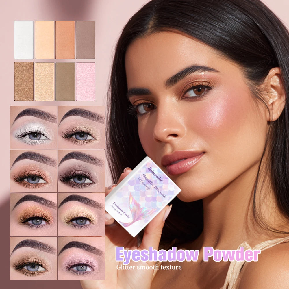 Eyeshadow Palette Refill Waterproof Shimmer Matte Makeup for Daily Travel Use