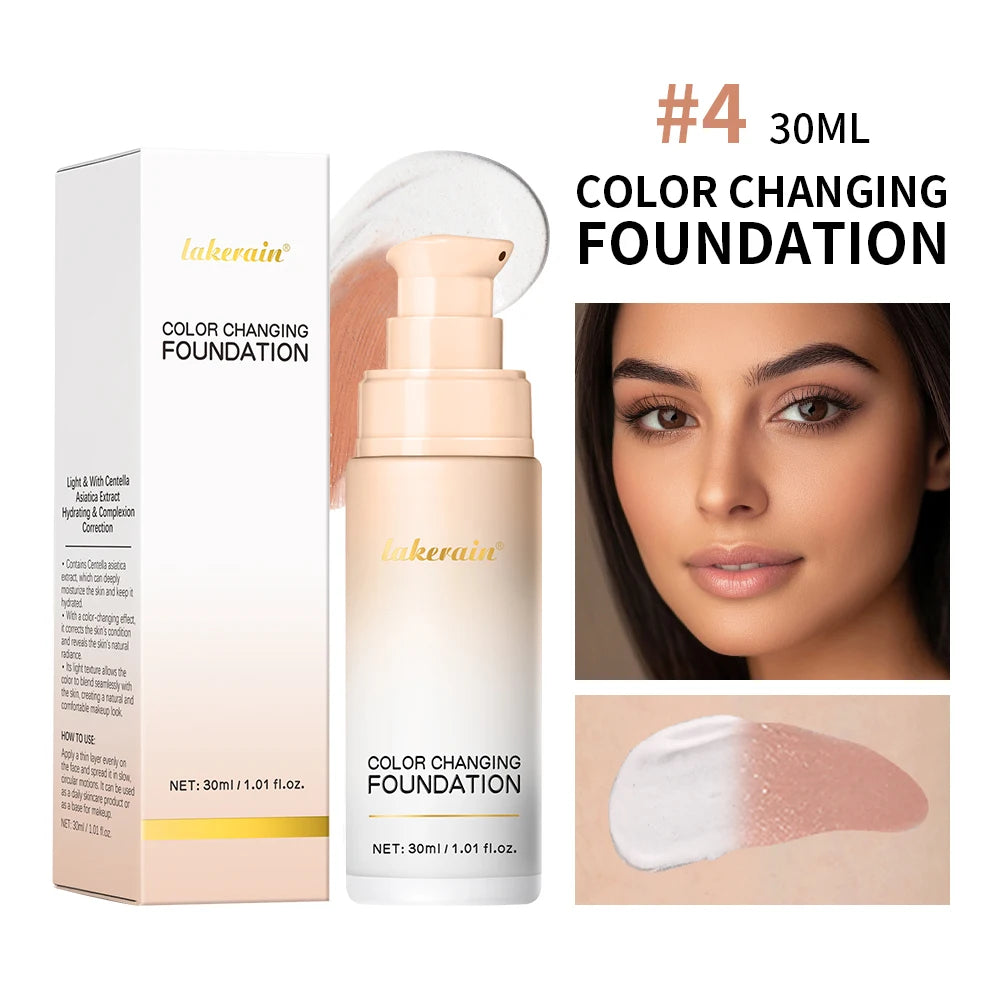 Color Changing Foundation Moisturizing Concealer for Even Skin Toning Daily Makeup Routine - 36