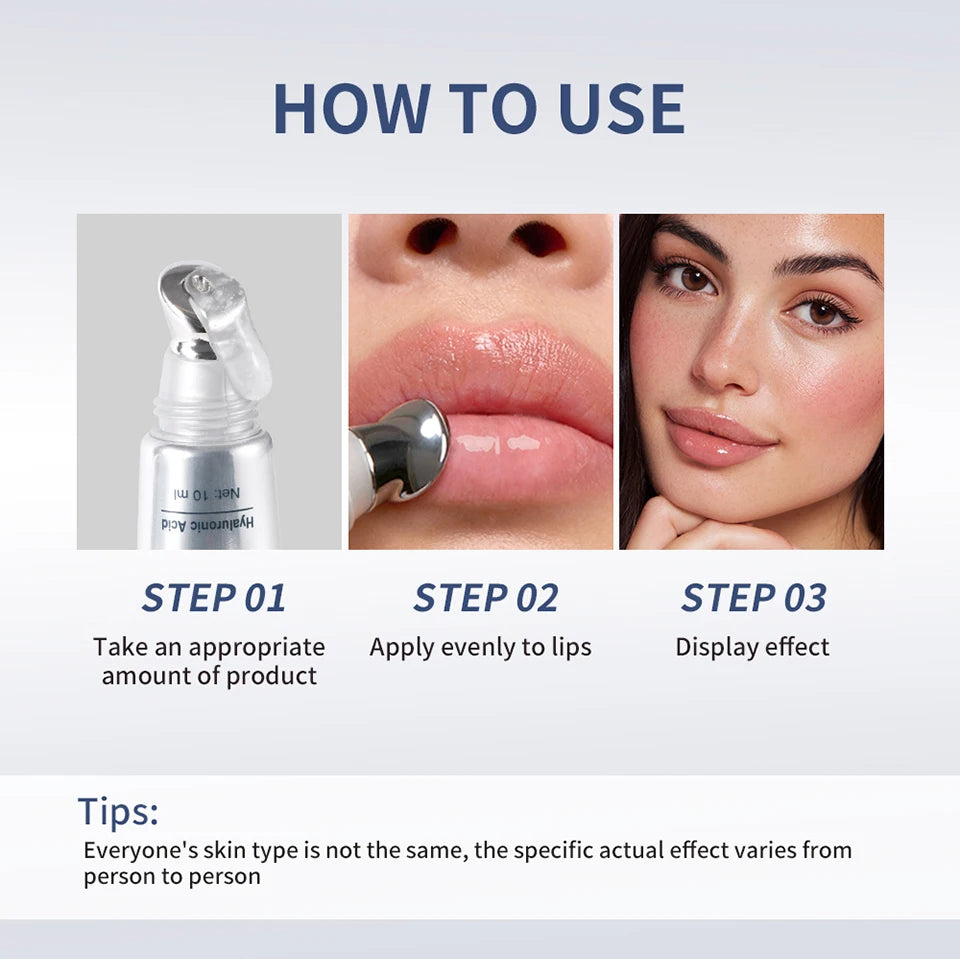 Lip Volumizer Serum Deep Hydration Moisturizing Gloss for Fuller Looking Lips Everyday Use