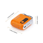 Mini Electric Shaver Portable Rechargeable Rotary Razor for Men and Women Travel Grooming