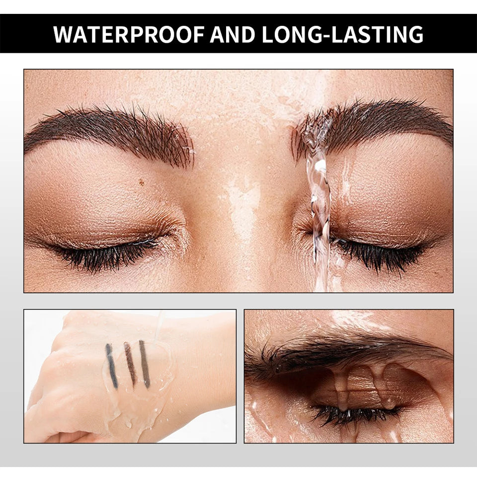 Eyebrow Pencil Waterproof Long Lasting Brow Definer for Precise Makeup Shaping and Grooming