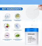 Pore Toner Pad and Peptide Serum Set Deep Moisturizing Glow for Unisex Daily Facial Skin Care