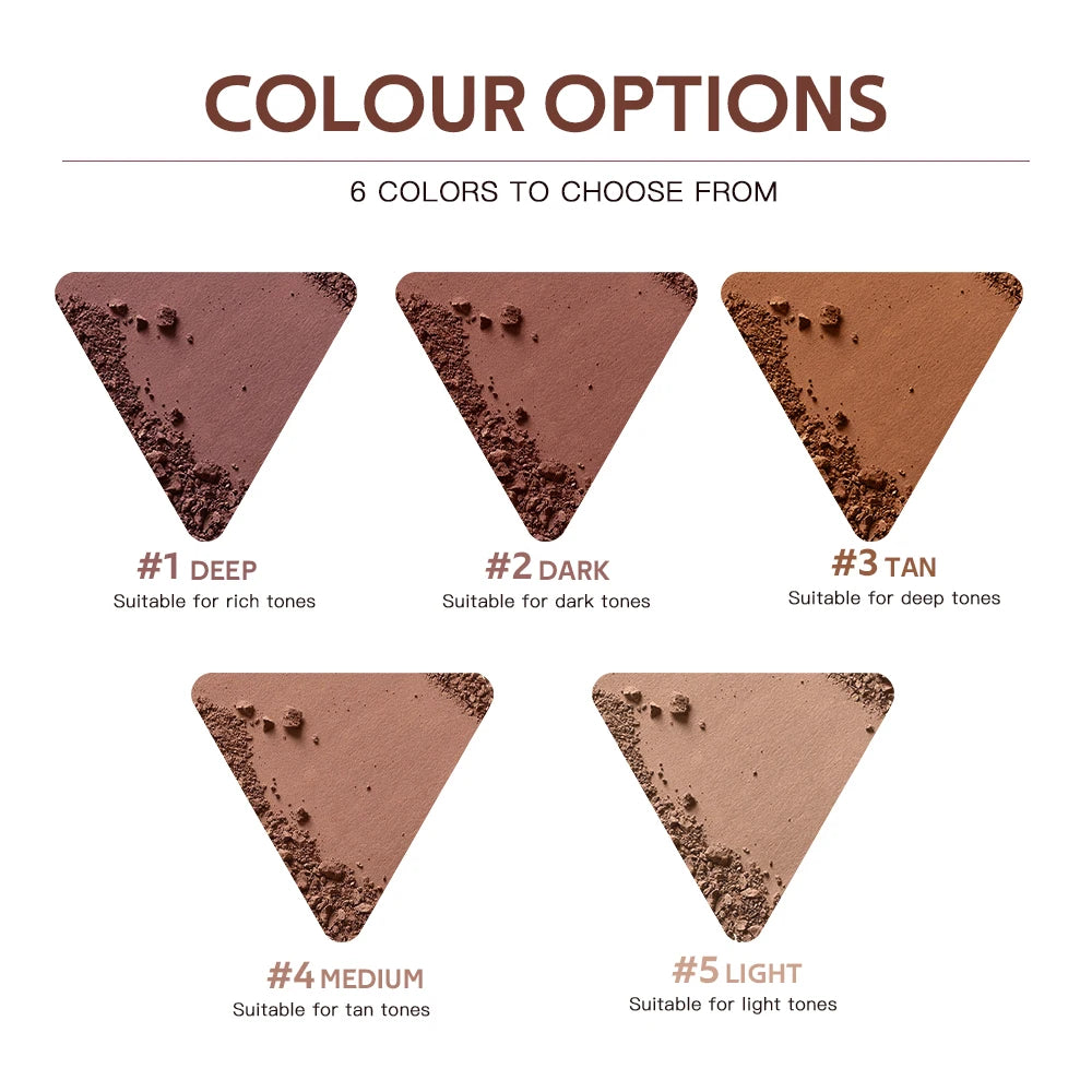 Matte Bronzer Powder Long Lasting Contour Makeup for Face Sculpting and Defined Finish - 22