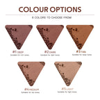 Matte Bronzer Powder Long Lasting Contour Makeup for Face Sculpting and Defined Finish