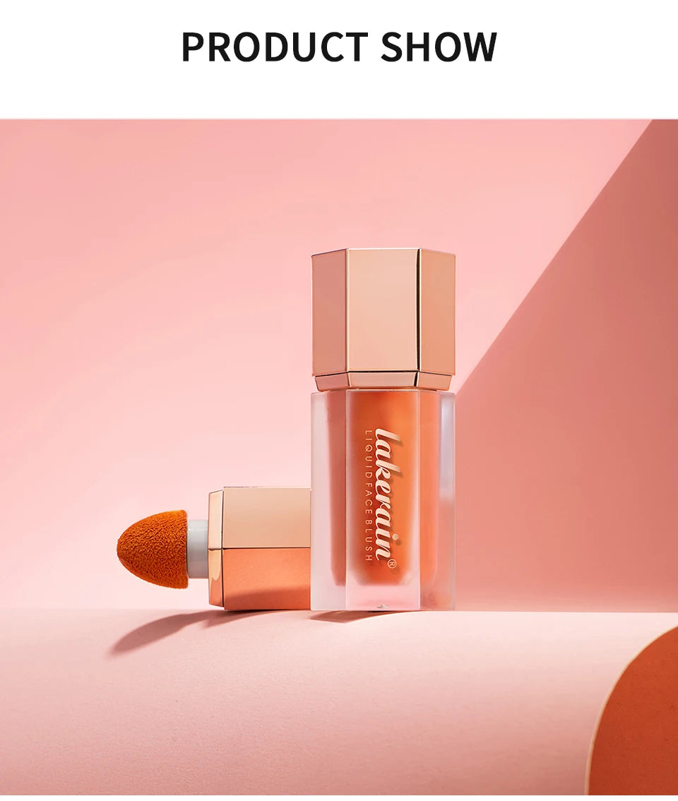 Liquid Blush Waterproof Creamy Texture Face Makeup for Natural Matte Finish Everyday Glow