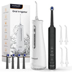 Electric Toothbrush Water Flosser Combo Oral Care Kit for Adults at Home