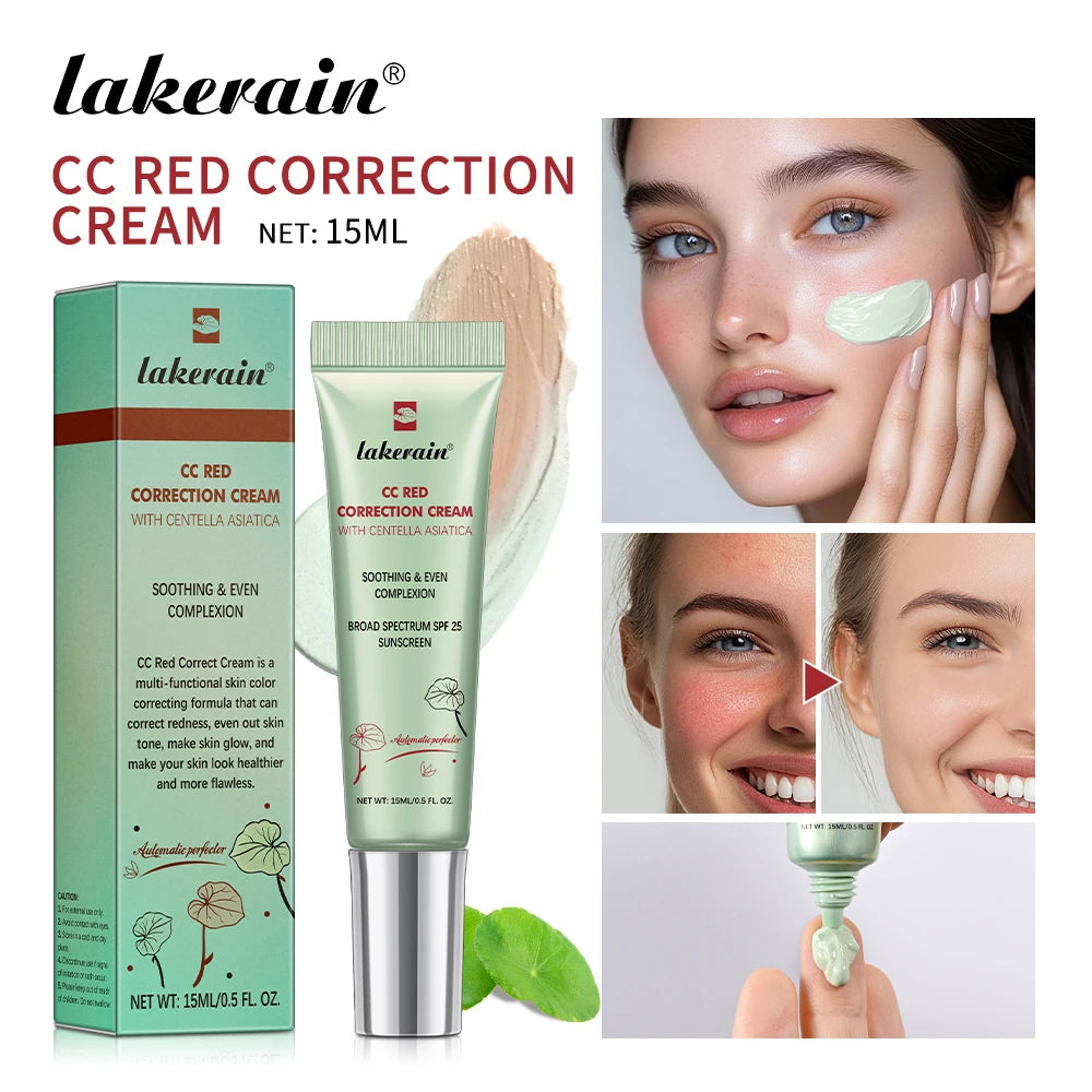 CC Correction Cream Face Primer Redness Neutralizing Foundation for Radiant Skin Daily Makeup