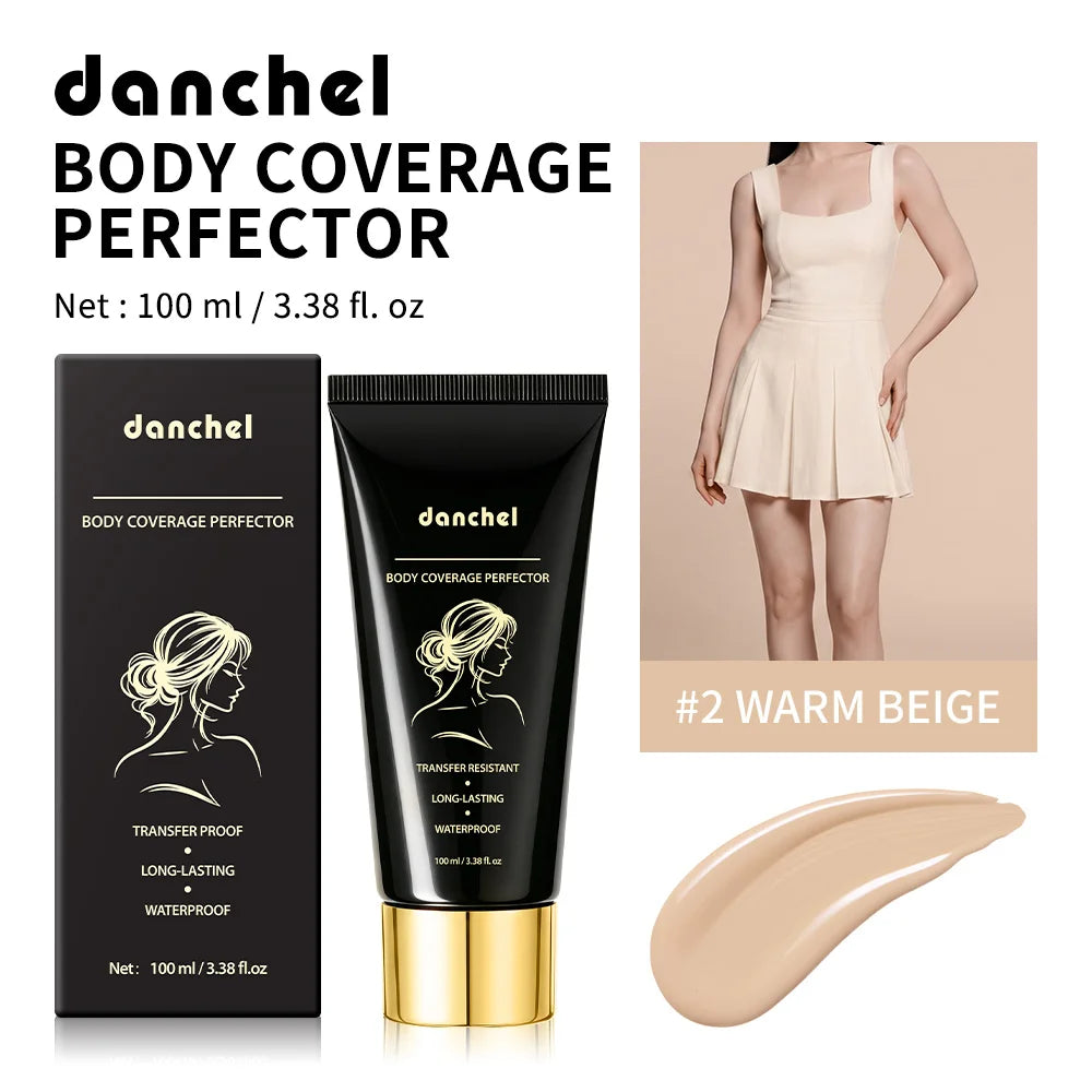 Body Coverage Perfector Waterproof Tattoo Scar Concealer for Daily Use and Special Events