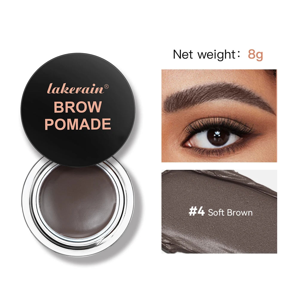 Brow Pomade Waterproof Eyebrow Gel for Natural Tinted Brows for Daily Makeup and Special Events