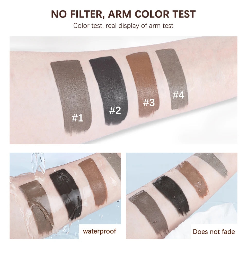 Waterproof Eyebrow Gel Set Long Lasting Tinted Makeup for Women Daily Beauty