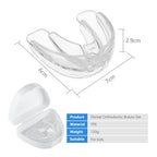 Dental Orthodontic Braces Set Silicone Teeth Alignment Trainer for Kids during Day and Night