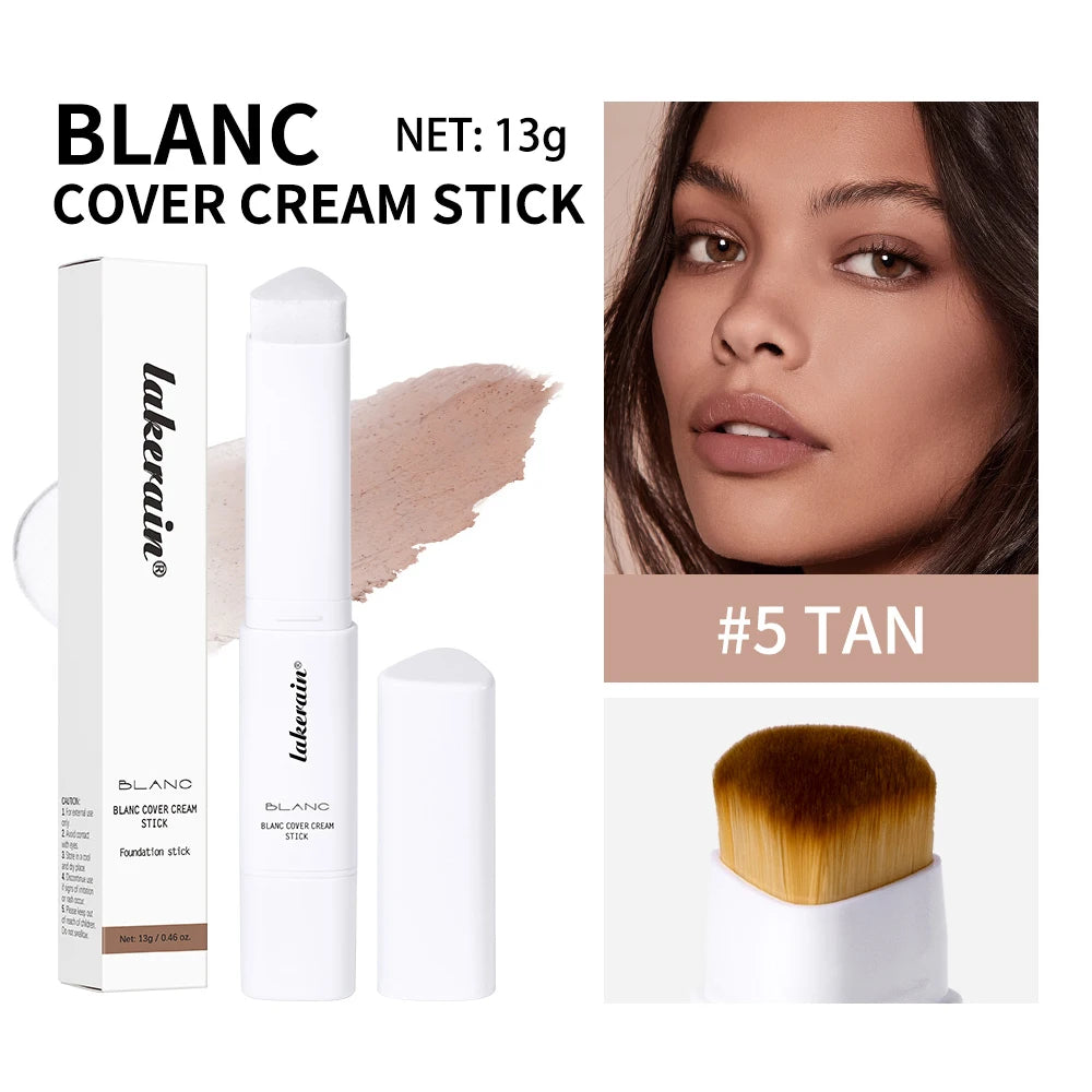 Color Changing Foundation Stick Buildable Coverage Concealer for Women Daily Makeup Routine