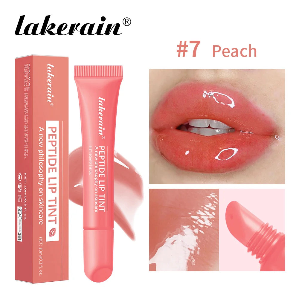 Peptide Lip Tint Moisturizing Gloss with Silky Smooth Texture for Daily Use and Care - 19