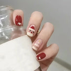 Christmas Nail Art Stickers Holiday Snowflake Decals for Women during Winter
