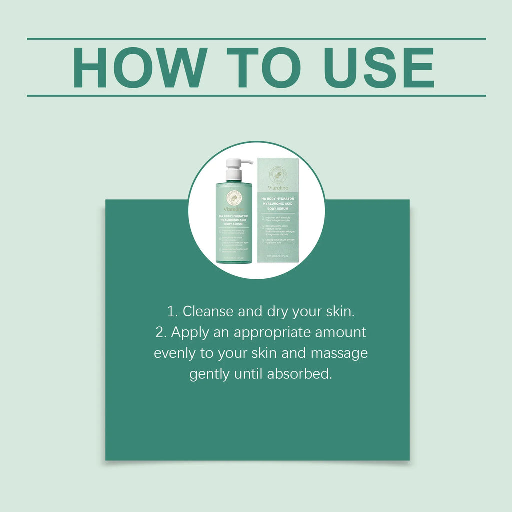 Hyaluronic Acid Body Serum Moisturizing Skin Care for Unisex Daily Use and Hydration