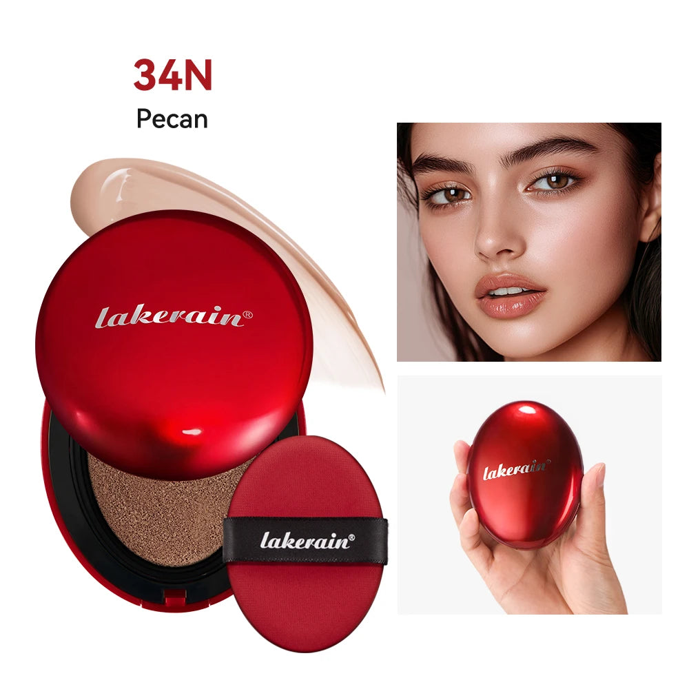 Air Cushion Foundation Full Coverage Matte Makeup for Daily Face Brightening and Sun Protection