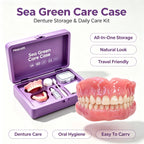 Denture Cosmetic Kit Realistic Upper Lower Teeth Set for Daily Smile Enhancement at Home