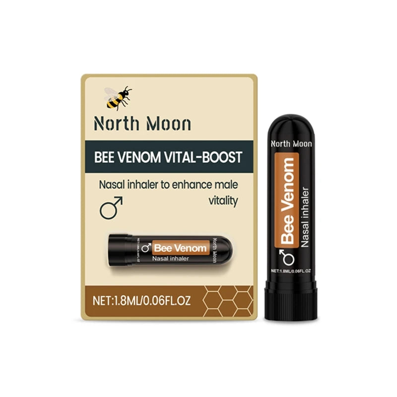 Bee Venom Vital Boost Nasal Inhaler Daily Nutrition Stick for Men for Daily Vitality Support