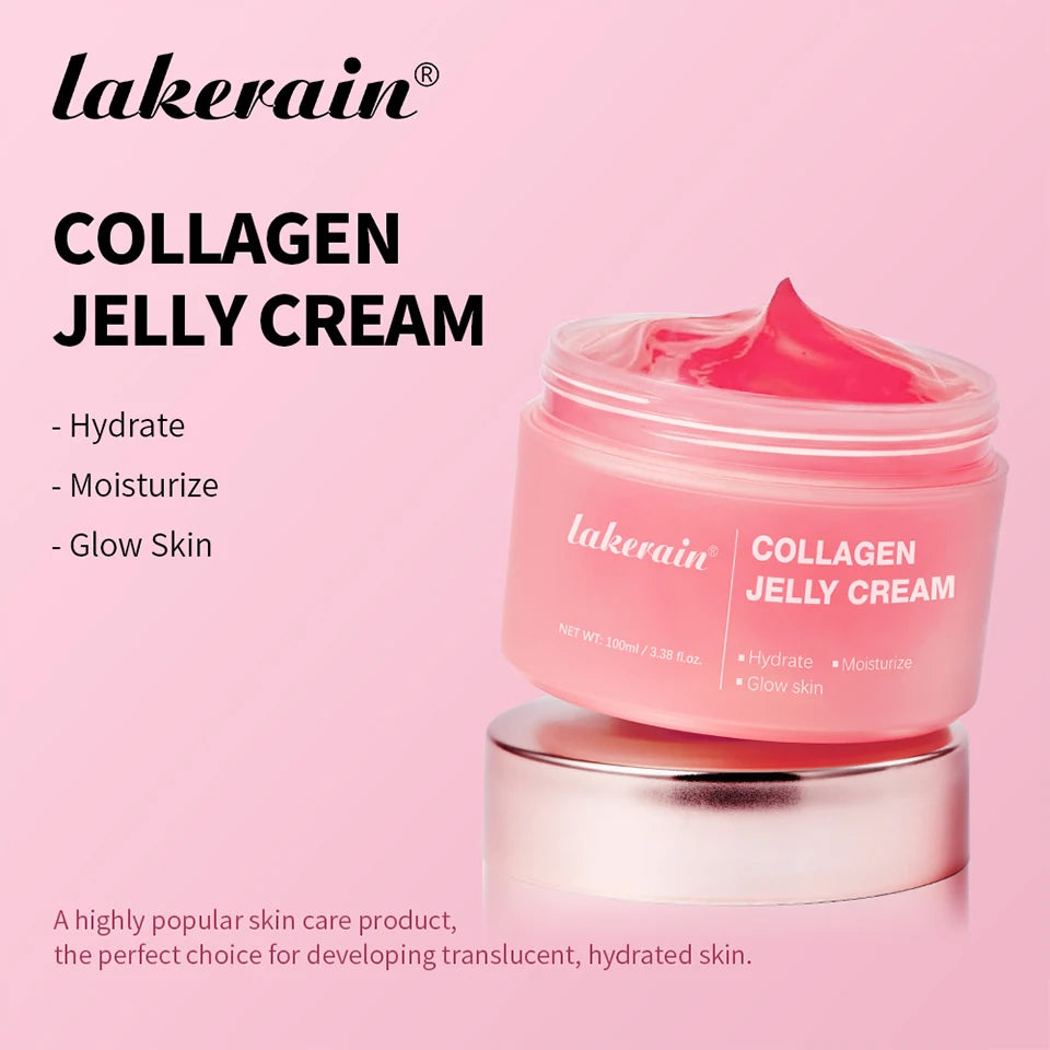 Collagen Jelly Cream Deep Hydration Moisturizing Gel for Unisex Skin Tightening Face Routine - 7