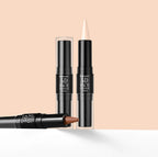 Dual Ended Face Contour Stick Highlighter Waterproof Makeup for Sculpting and Daily Beauty