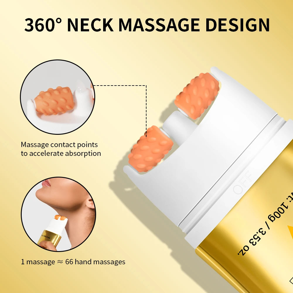 Firming Neck Cream with Roller Anti Aging Moisturizer for Women at Night