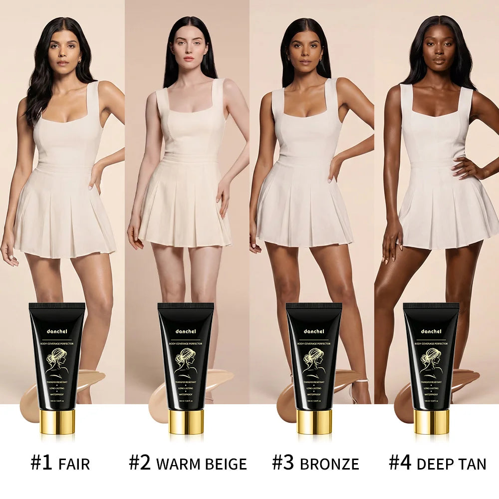 Body Coverage Perfector Waterproof Tattoo Scar Concealer for Daily Use and Special Events