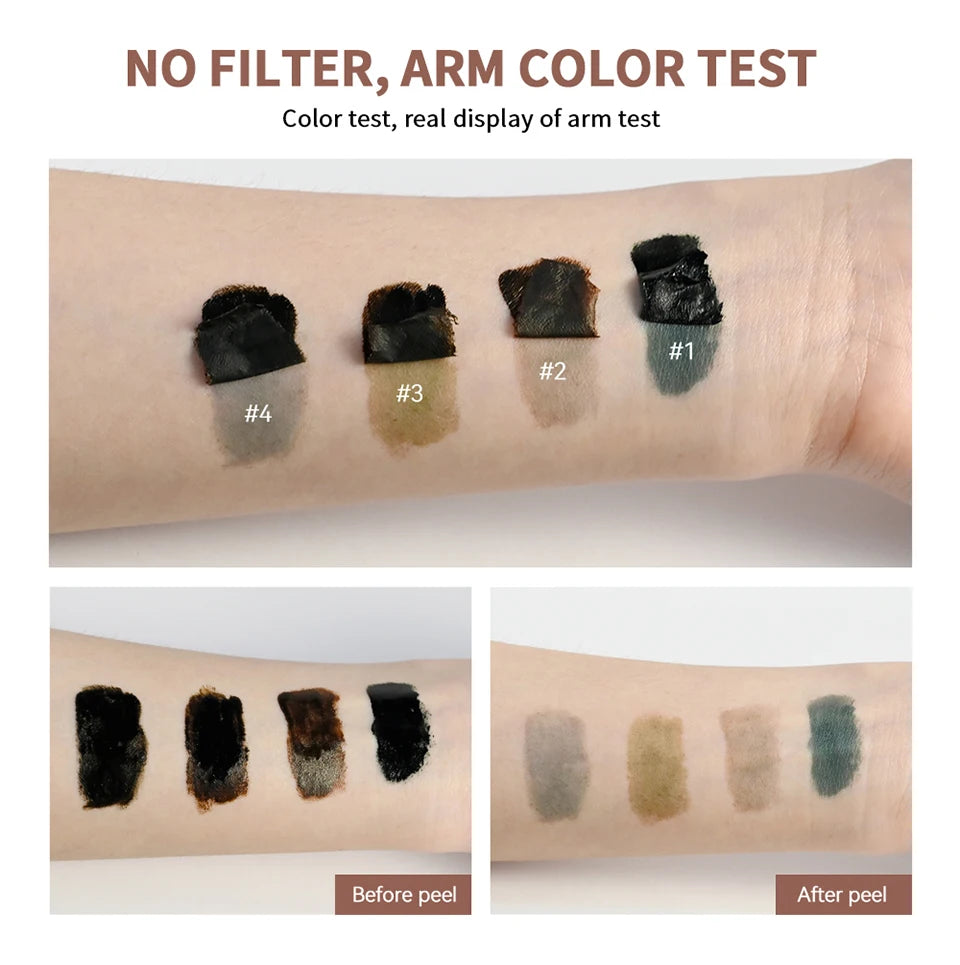 Eyebrow Gel Tattoo Peel Off Waterproof Tint for Beautiful Brows and Makeup Routine
