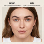 Waterproof Brow Pencil and Gel Smudge Proof Eyebrow Makeup for Women Daily Beauty Routine