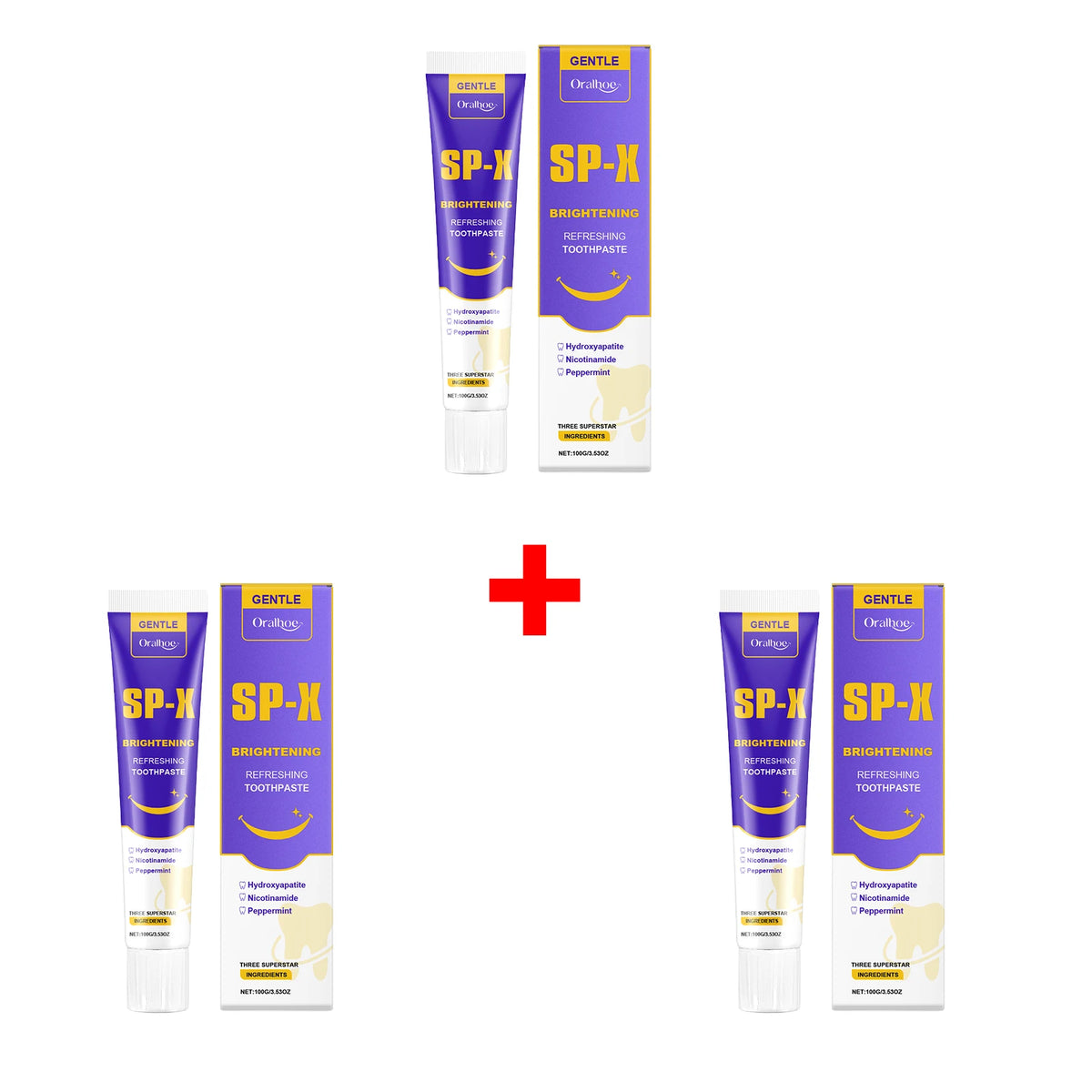 Brightening Toothpaste Teeth Whitening Stain Remover for Daily Oral Care at Home