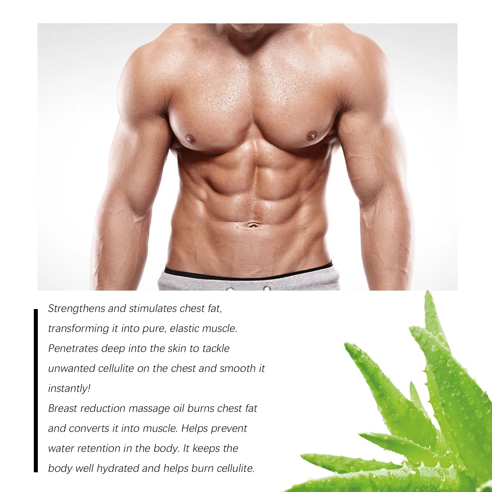 Gynecomastia Removal Spray Fat Reduction Muscle Shaping for Men at Home - 5