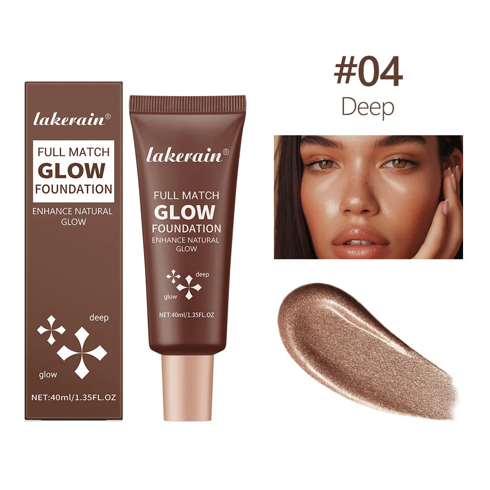 Liquid Glow Foundation Moisturizing Highlighter Base for Radiant Skin and Face Body - 21