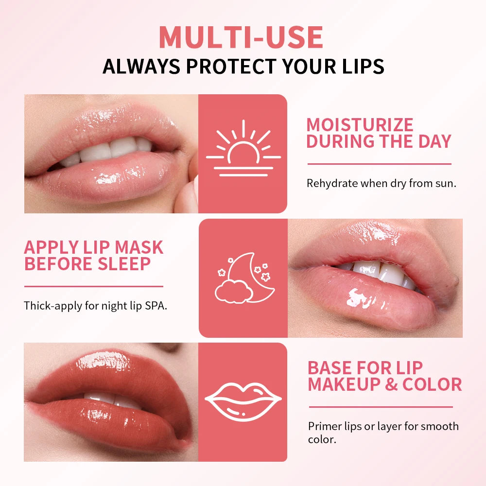 Moisturizing Lip Oil Hydrating Serum for Smoothing Dry Lips and Daily Lip Care Routine - 5