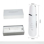 Ultrasonic Skin Spatula Deep Pore Cleaner and Blackhead Remover for Face Daily Skincare