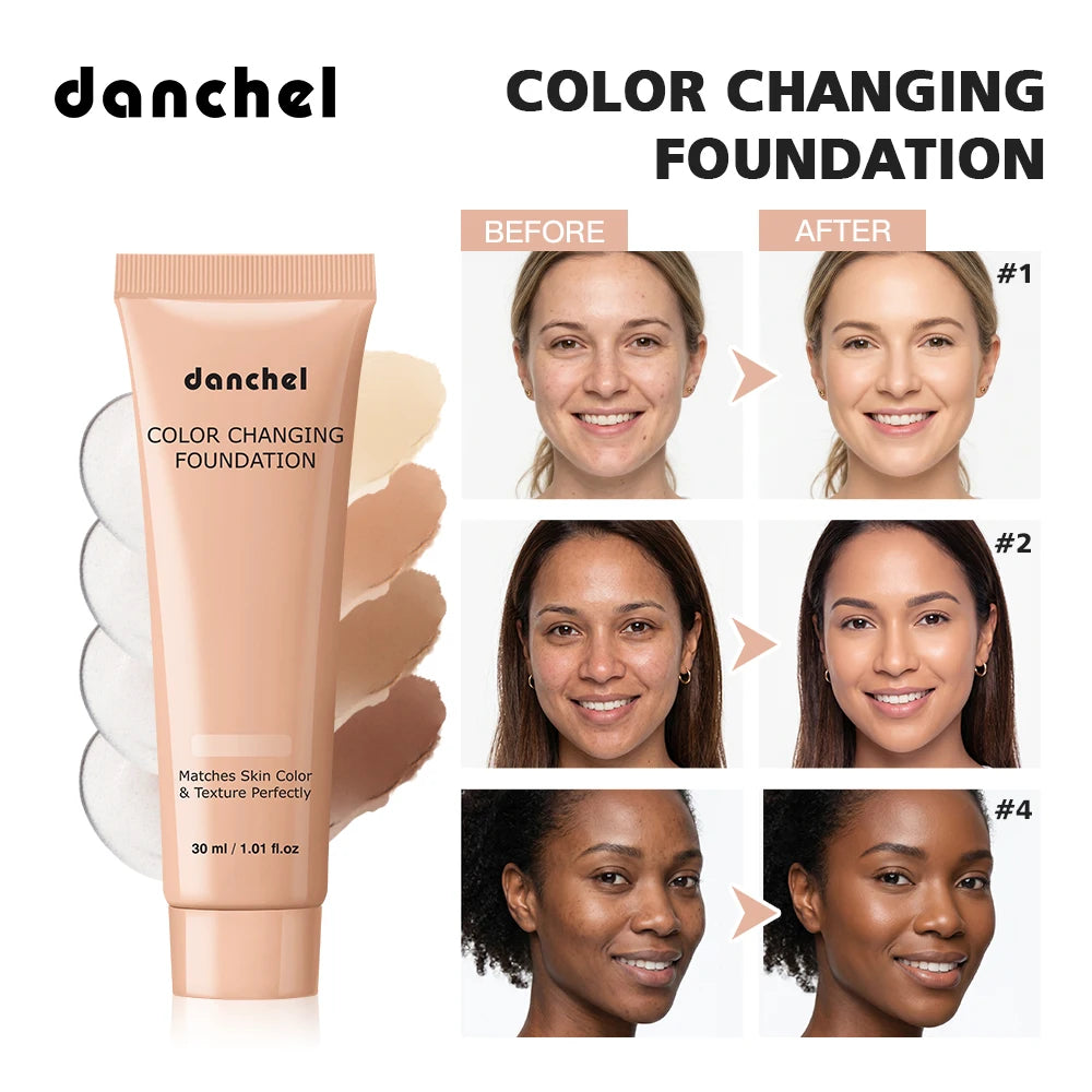 Color Changing Foundation Flawless Concealer for Women Daily Makeup Routine