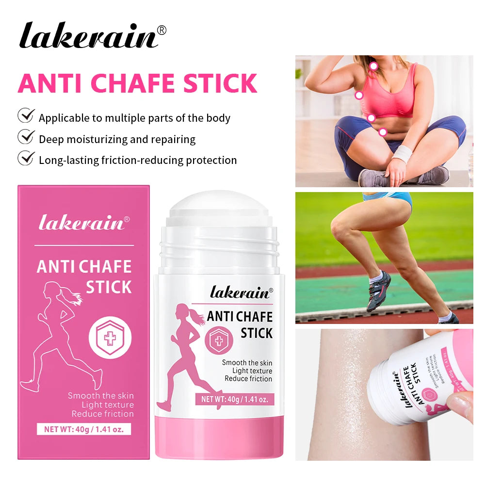 Anti Chafe Stick Friction Reducing Balm Moisturizing Skin Care for Runners and Athletes